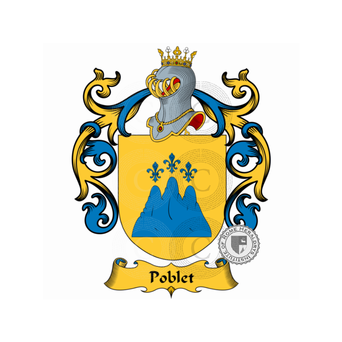 Coat of arms of familyPoblet