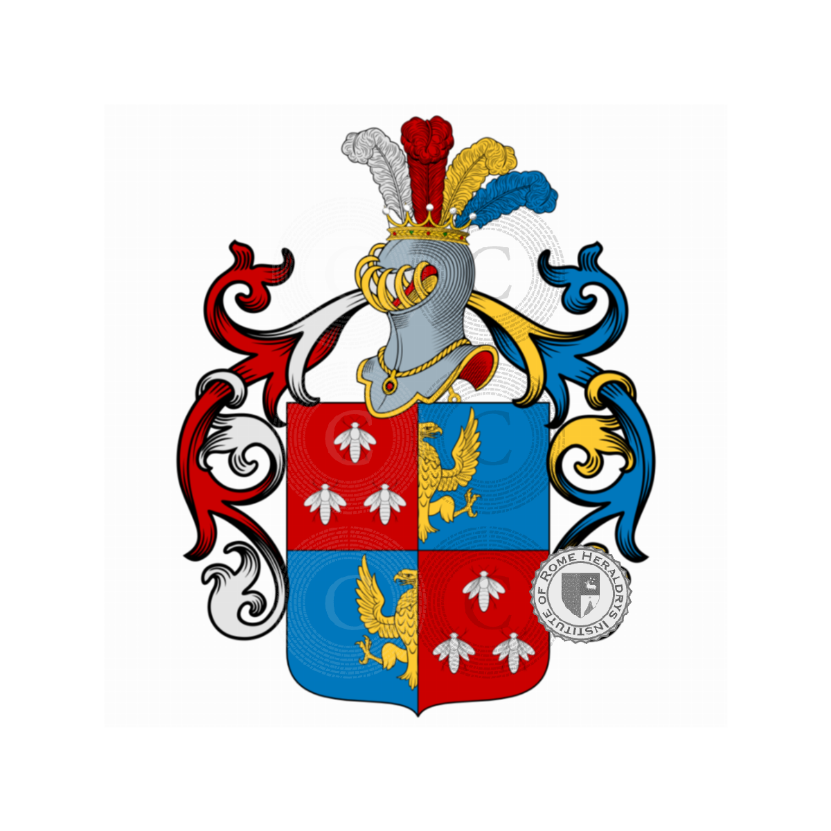 Wappen der FamilieMiorini, Miorim (Brasile),Miorin,Miorini Edler Von Sebentenberg