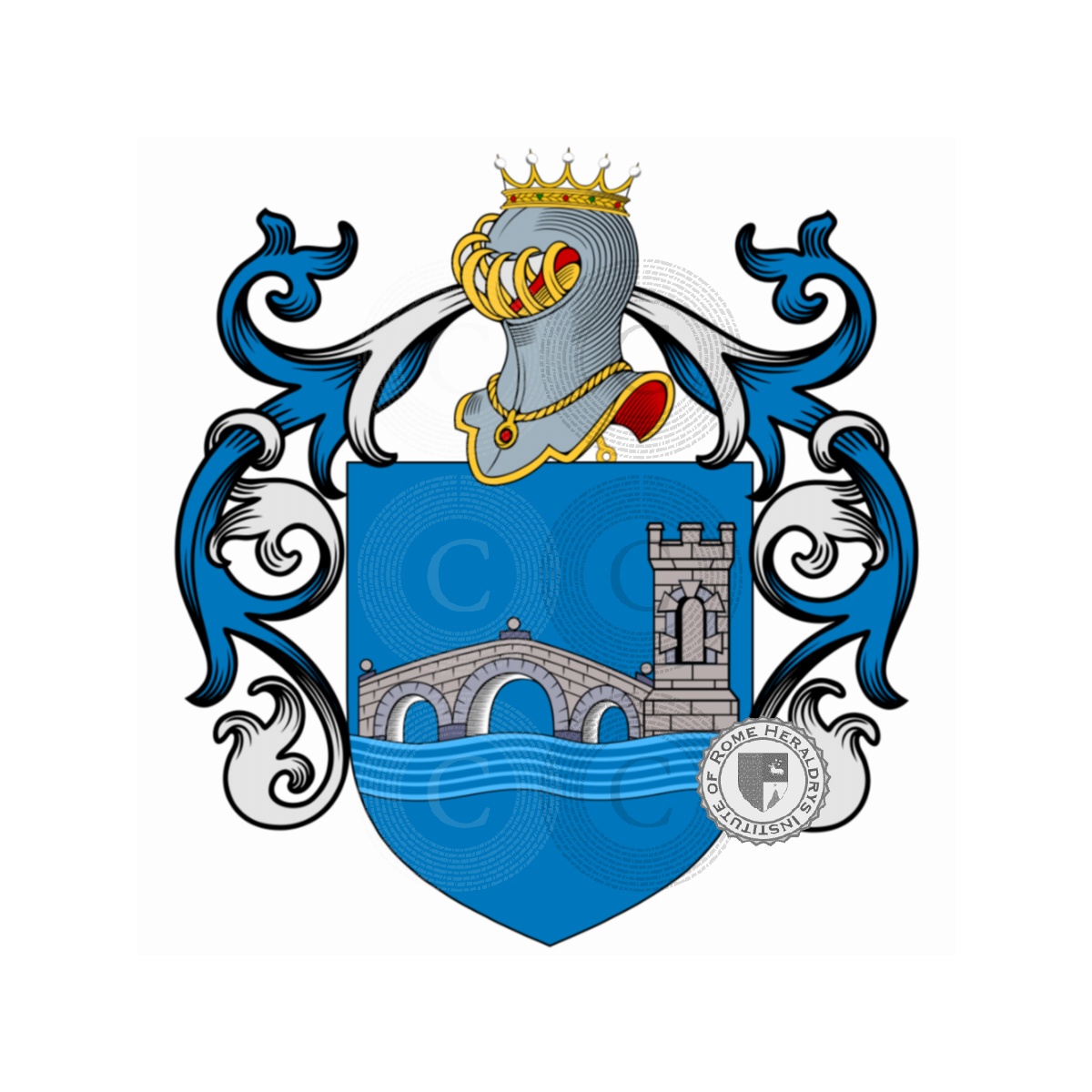 Escudo de la familiada Pontecchio, da Pontecchio,Ponticelli