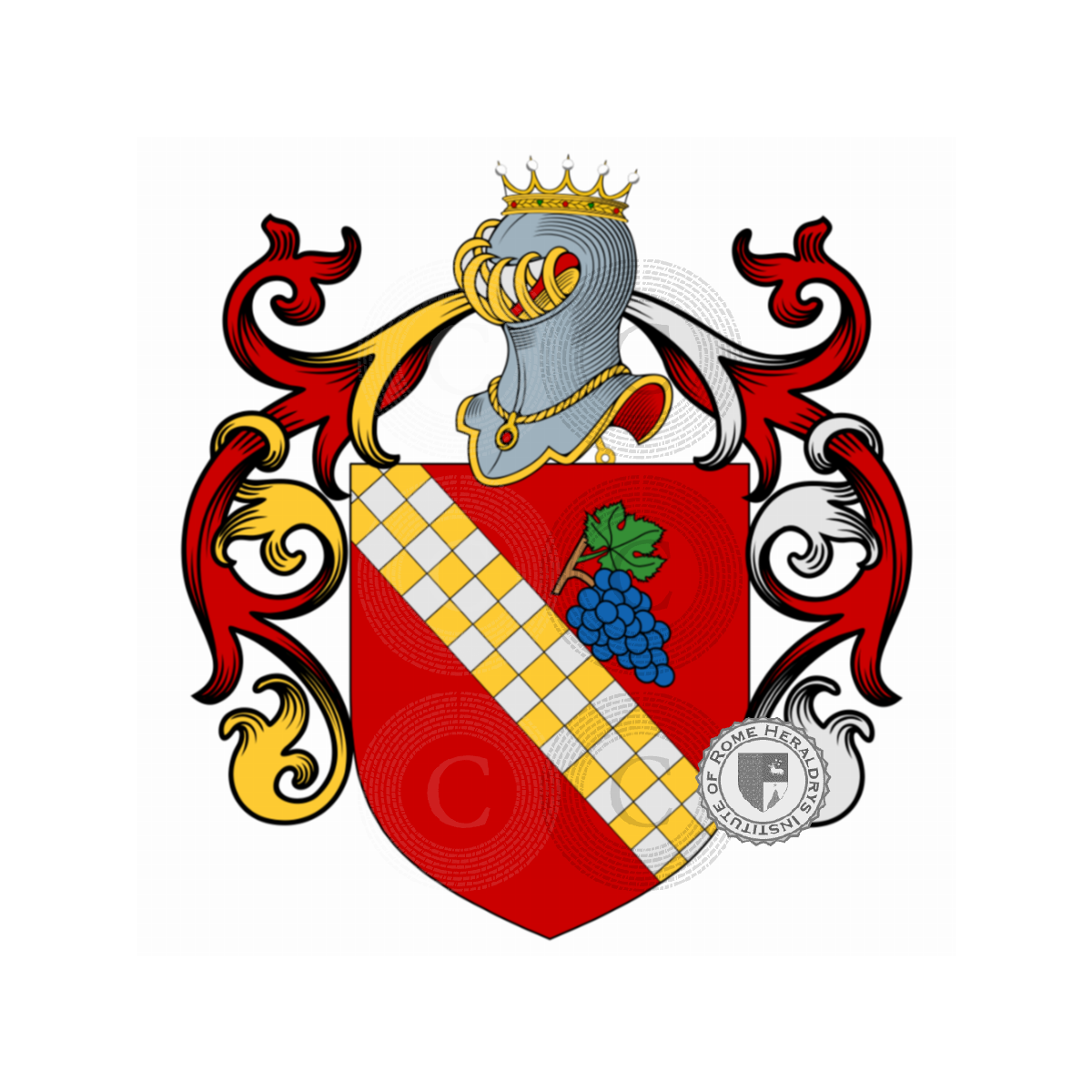 Escudo de la familiaVignoli, Vigna,Vignolo