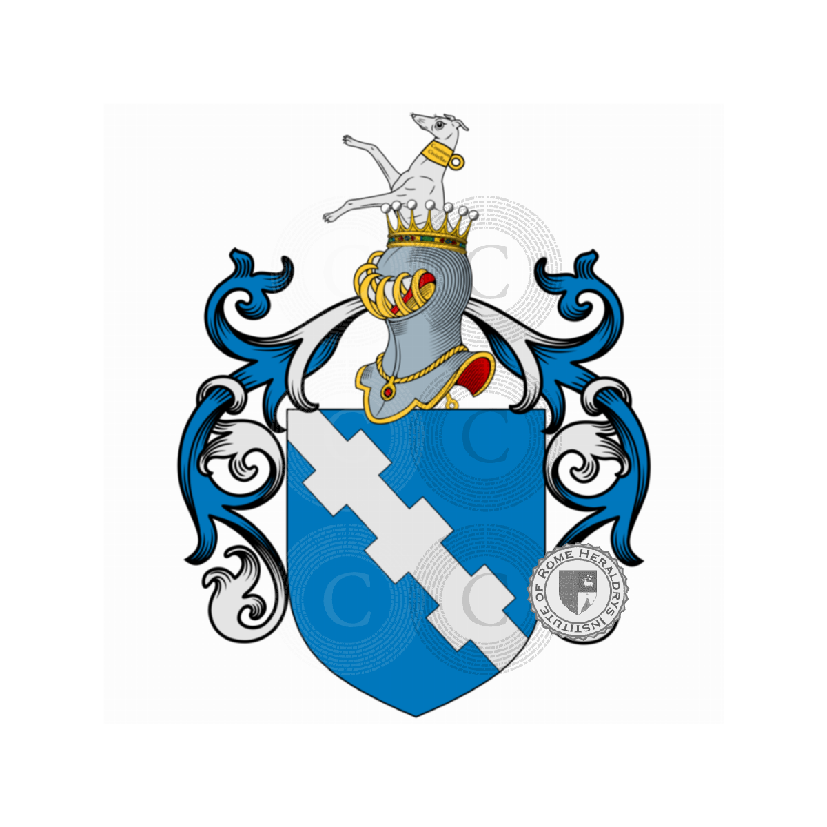 Wappen der FamilieRanieri, Ranieri Bourbon del Monte