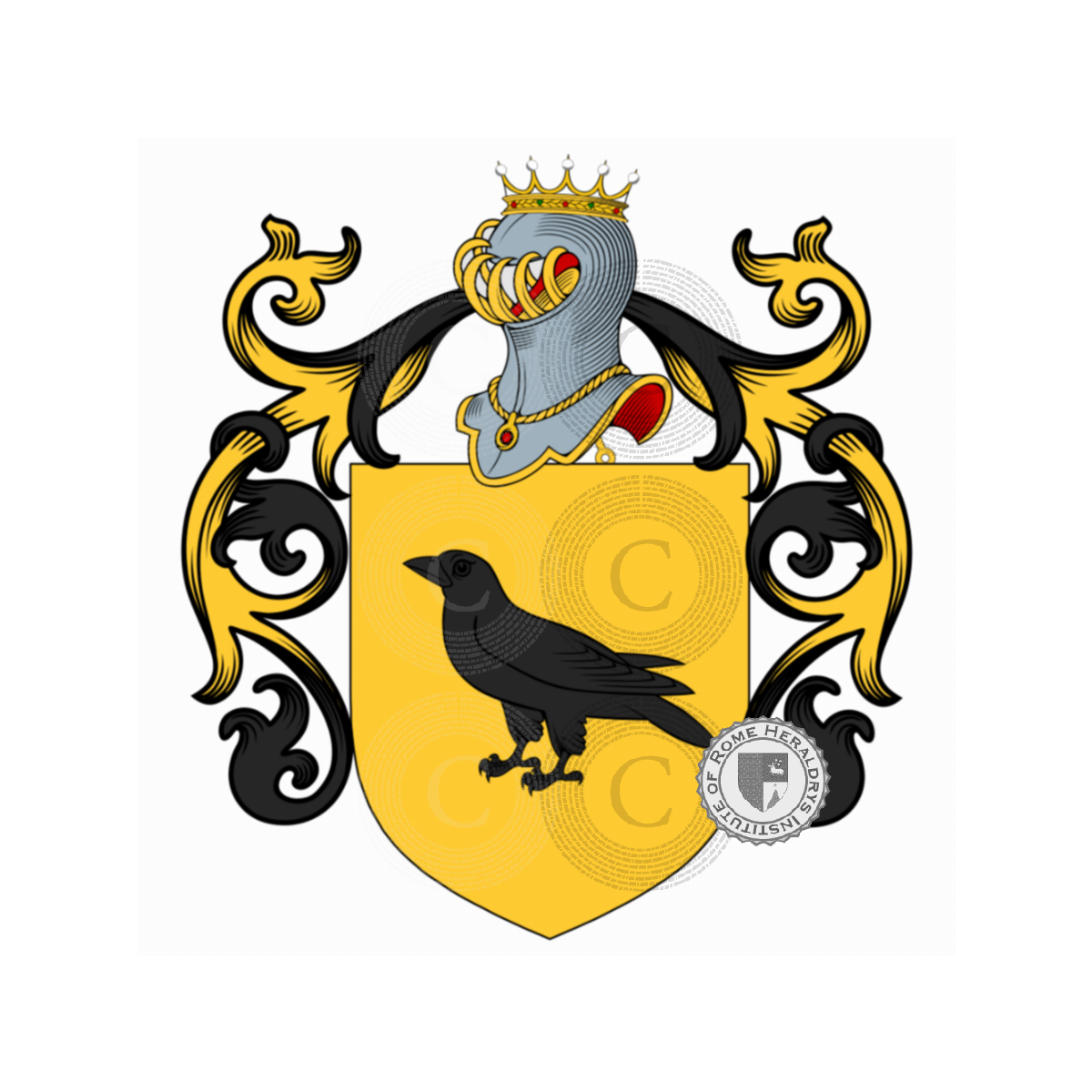 Coat of arms of familyIserna, Iserna,Sernia