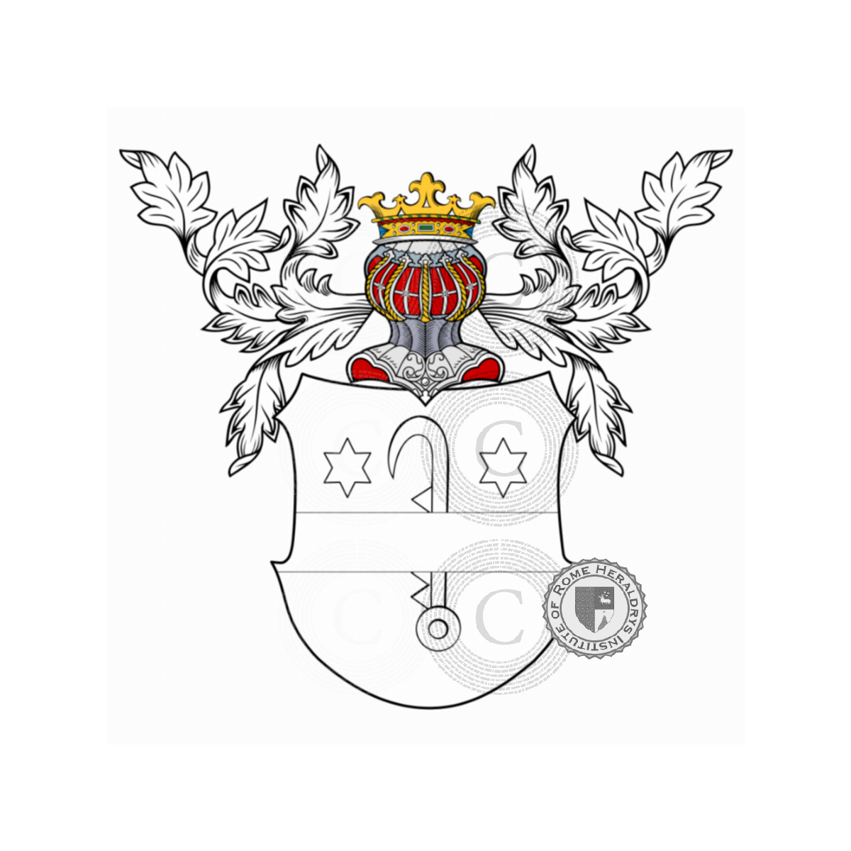 Coat of arms of familyRiemenschneider, Remensnidere