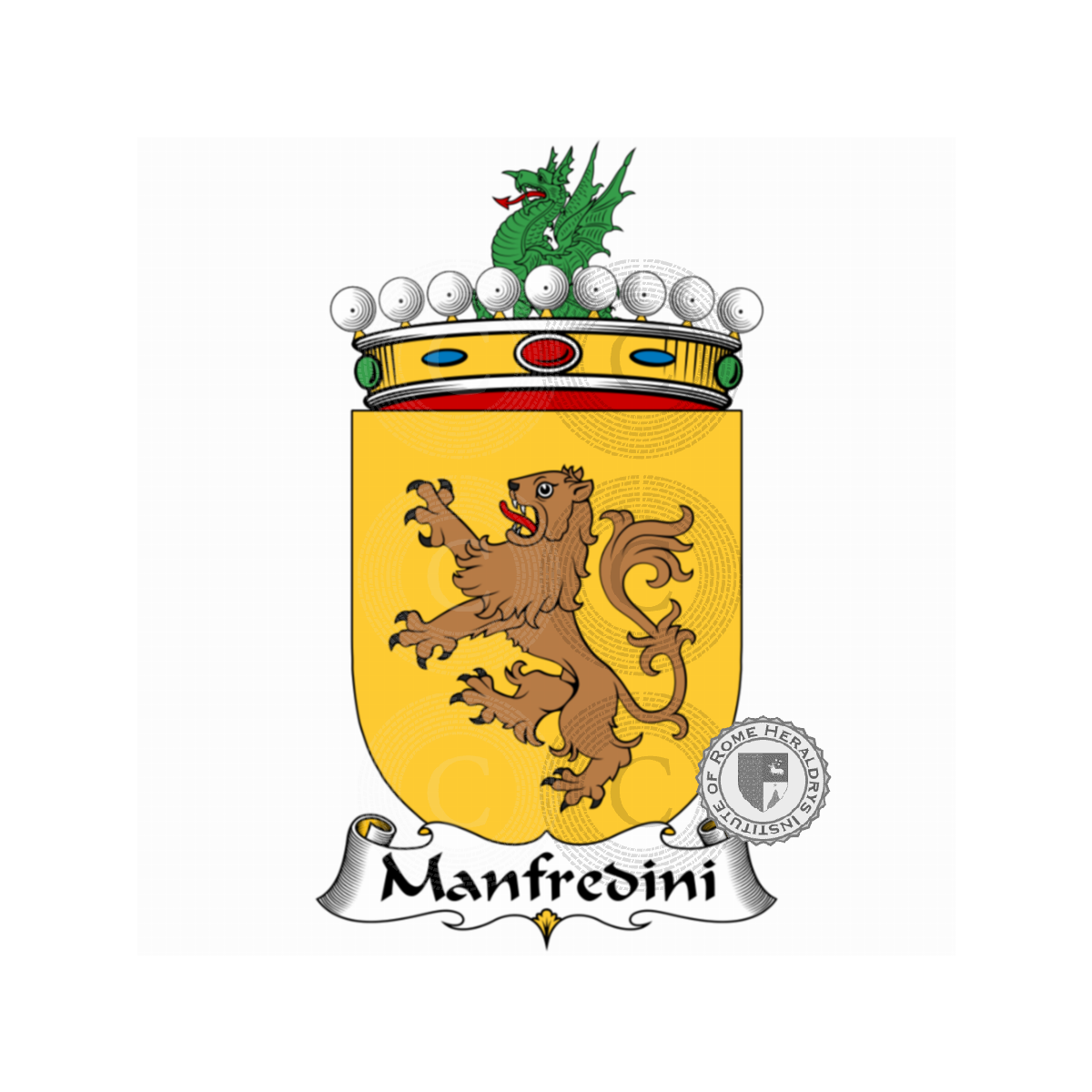 Coat of arms of familyManfredini