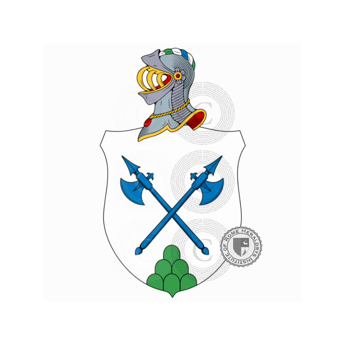 Wappen der FamiliePellegrini, de Pellegrini,Pellegrinelli,Pellegrinello,Pellegrini Trieste