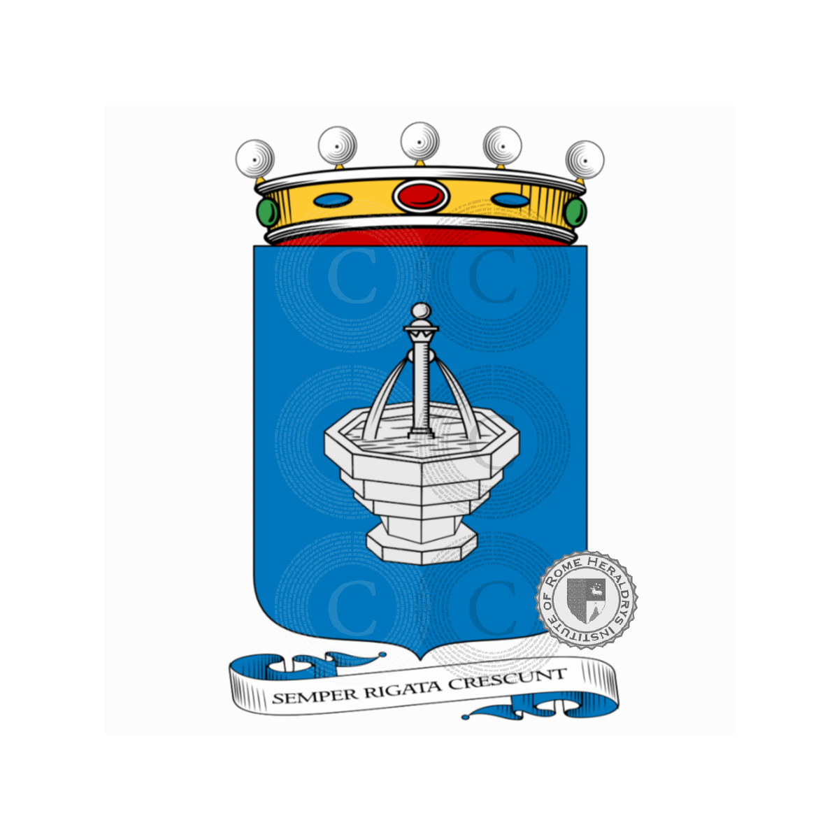 Escudo de la familiaBevilaqua, Obradich Bevilaqua,Obradich Bevilaqua Catinelli