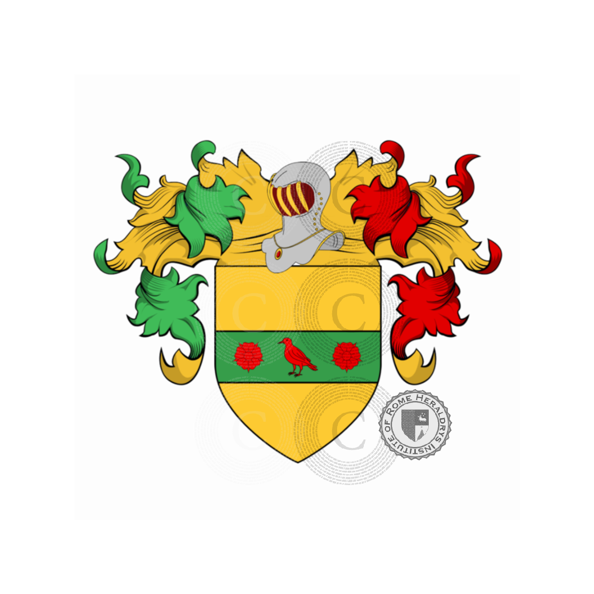 Coat of arms of familyBettignoli, Bressan, Bressa,Bressan