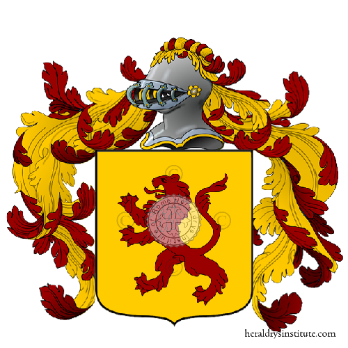 Coat of arms of family Iacobetti