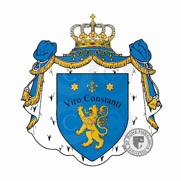 Coat of arms of family De Napoli
