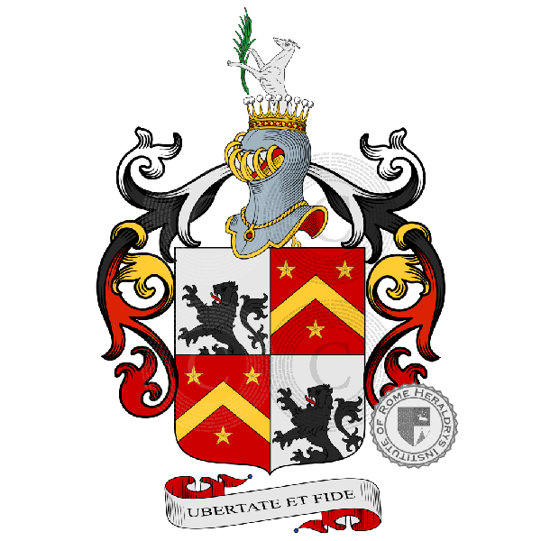 Coat of arms of family Riccagno