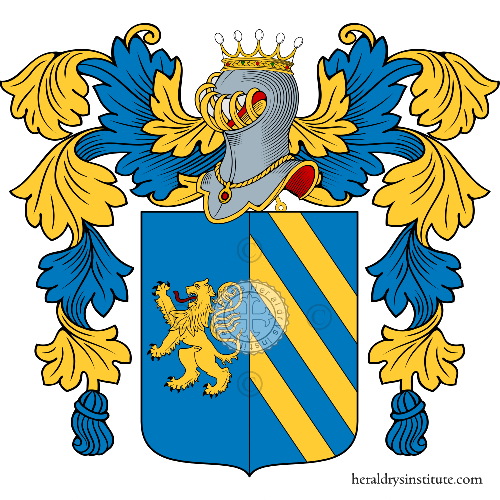 Coat of arms of family Pagliacolo