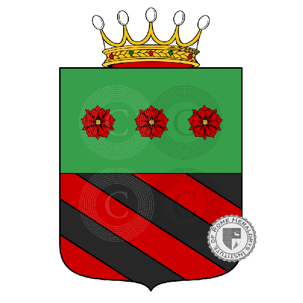Coat of arms of family Tiberio