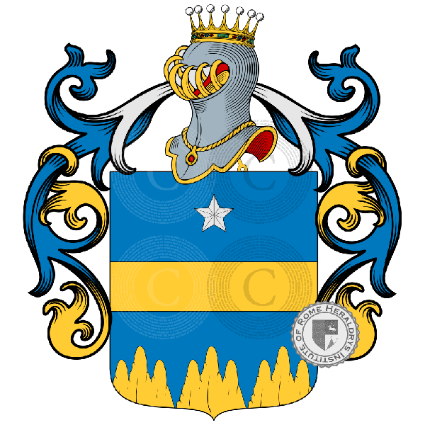Coat of arms of family Tramontano
