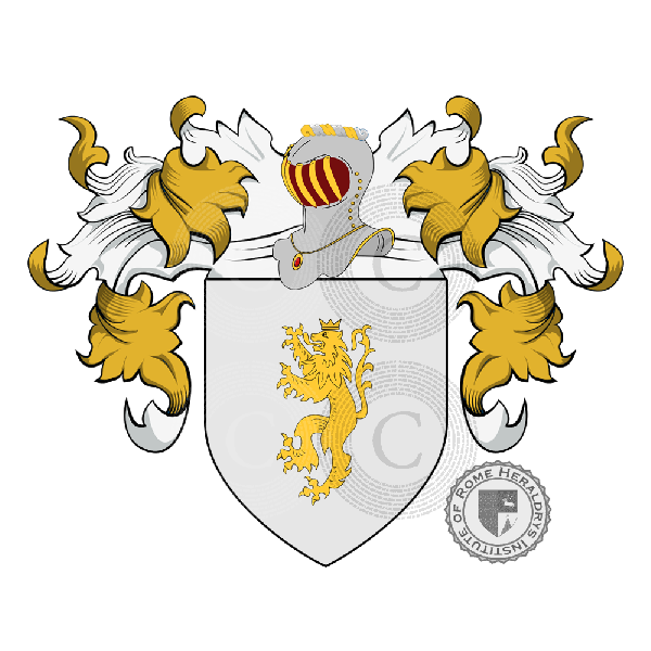 Coat of arms of family Gucia