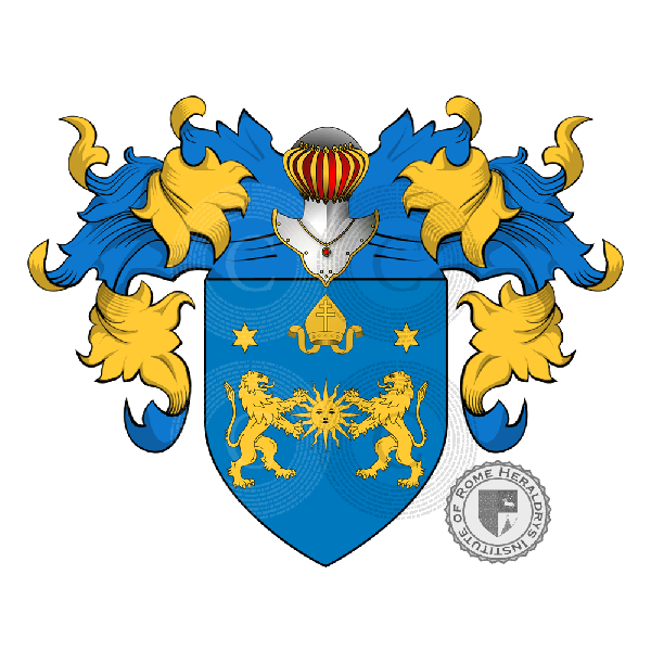 Coat of arms of family Preteco