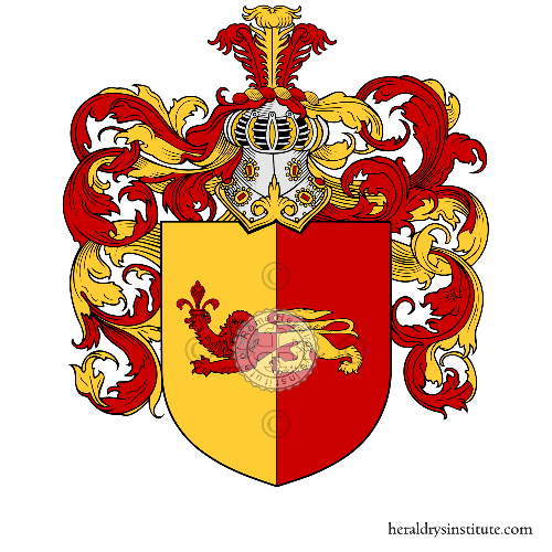Coat of arms of family Barrega