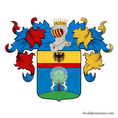 Coat of arms of family Trombia