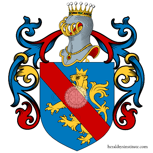 Coat of arms of family Zazio