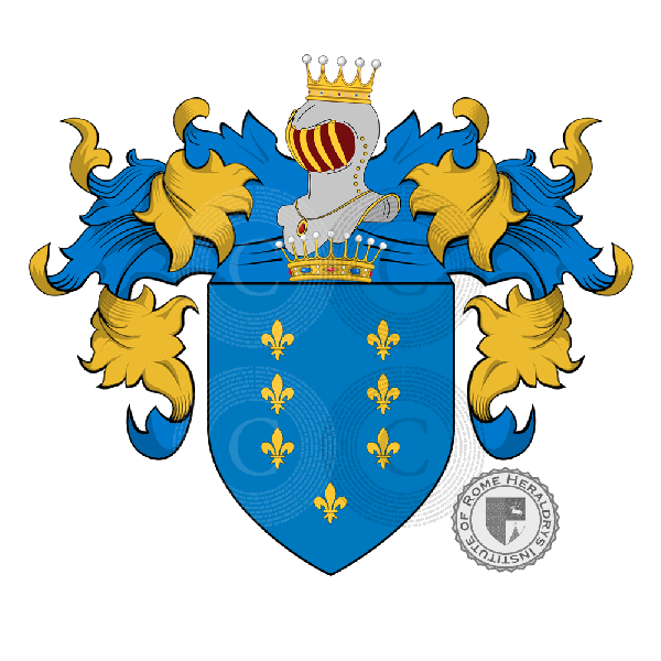 Coat of arms of family Perrari