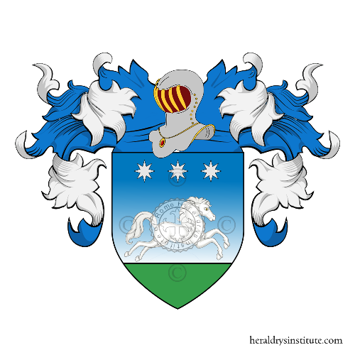 Coat of arms of family Tegoli