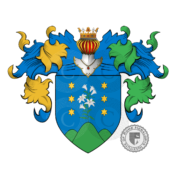 Coat of arms of family Zarina
