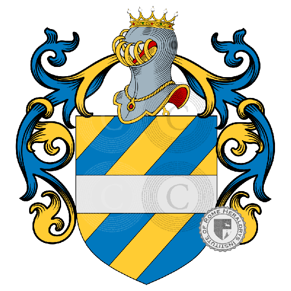 Coat of arms of family Bianchie