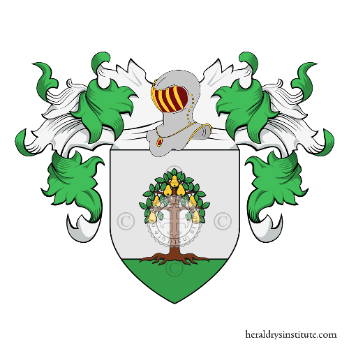 Coat of arms of family Piracci