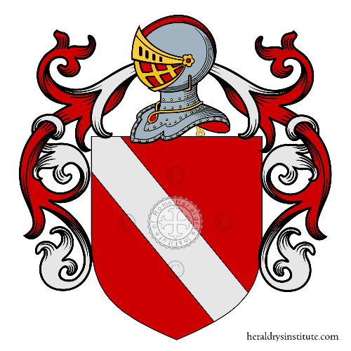 Coat of arms of family Saccomanto