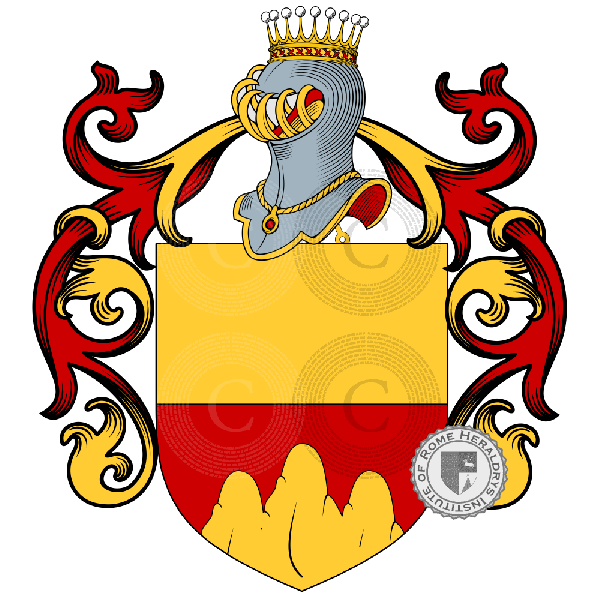 Coat of arms of family Sozzo
