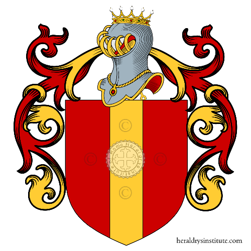 Coat of arms of family Zatelli