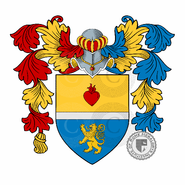 Coat of arms of family Gorrado