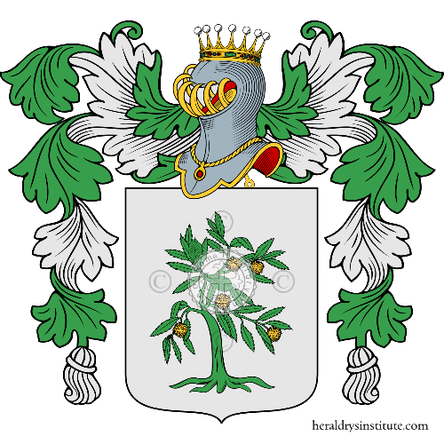 Coat of arms of family Castagno