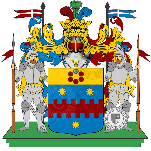 Coat of arms of family Mentili