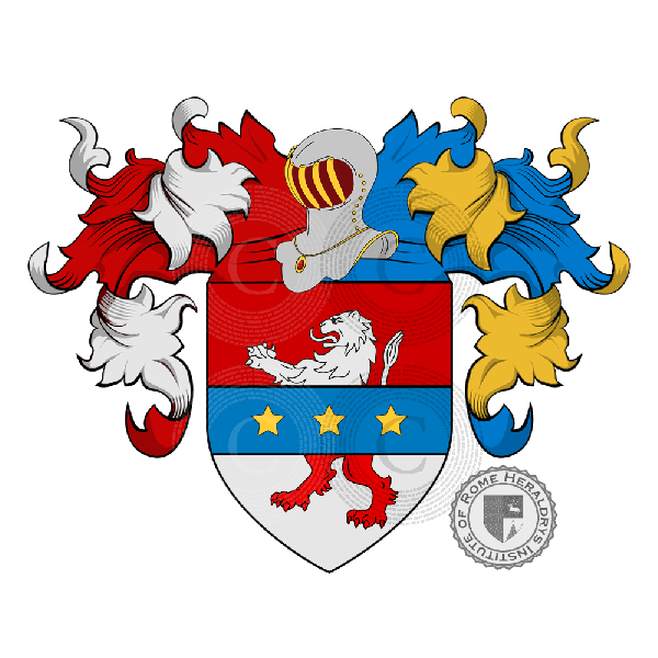 Coat of arms of family Meleghetti