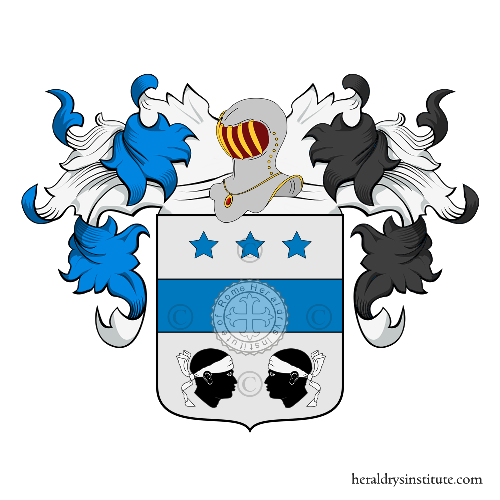 Coat of arms of family Pizzaccia