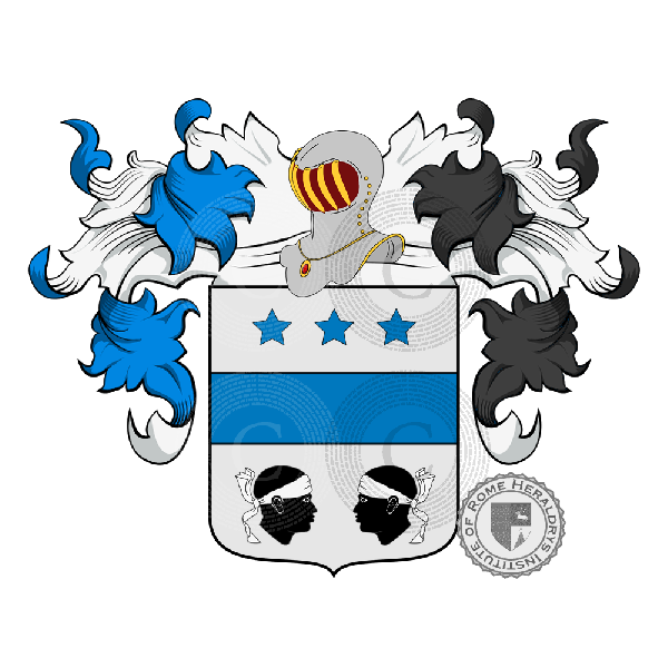 Wappen der Familie Pizzadini