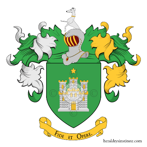 Coat of arms of family Rastro