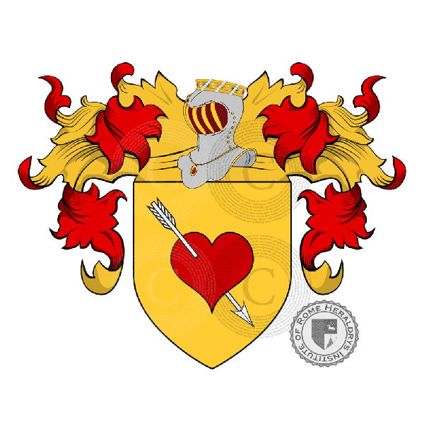 Wappen der Familie Amorena