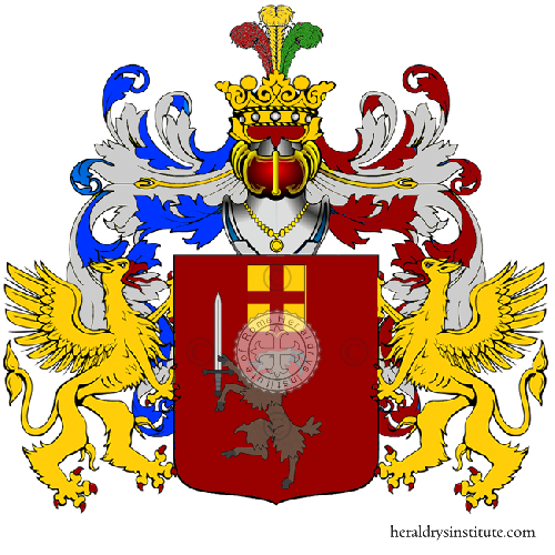 Coat of arms of family Beccu