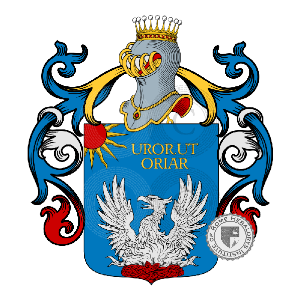 Coat of arms of family Amoretto