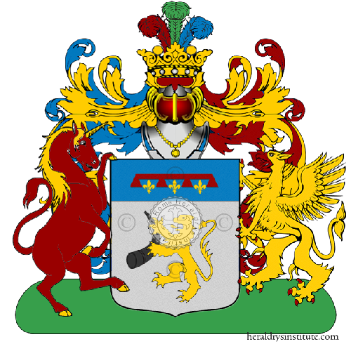 Coat of arms of family GHINAMO