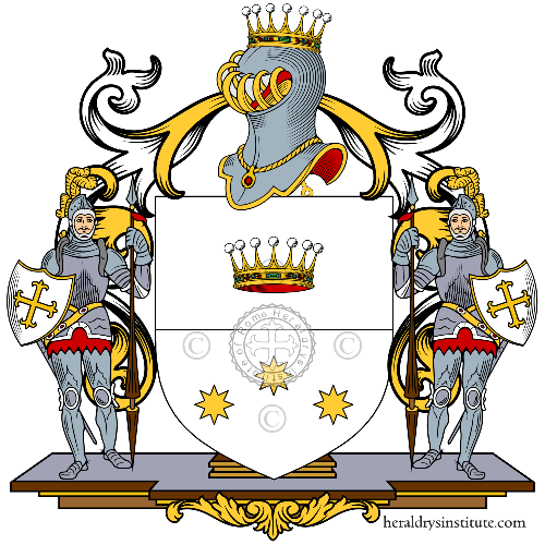 Coat of arms of family Nuca
