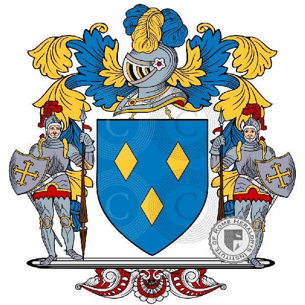 Coat of arms of family Poccardi