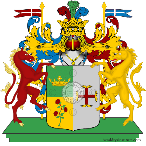 Coat of arms of family Tiburzi Cagnotti