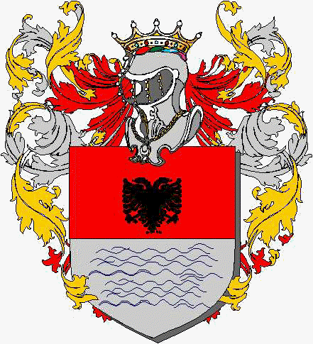 Coat of arms of family Costa Sanseverino
