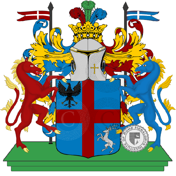 Coat of arms of family Zingarelli