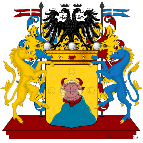 Coat of arms of family Montagnabella