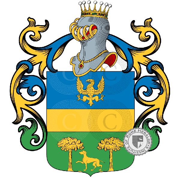 Coat of arms of family La Guzza