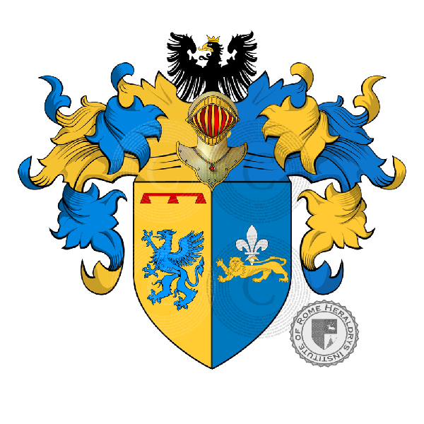 Coat of arms of family Palermo  Franco