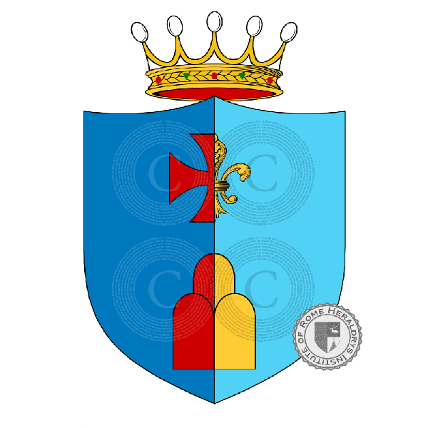 Coat of arms of family Bertoletti